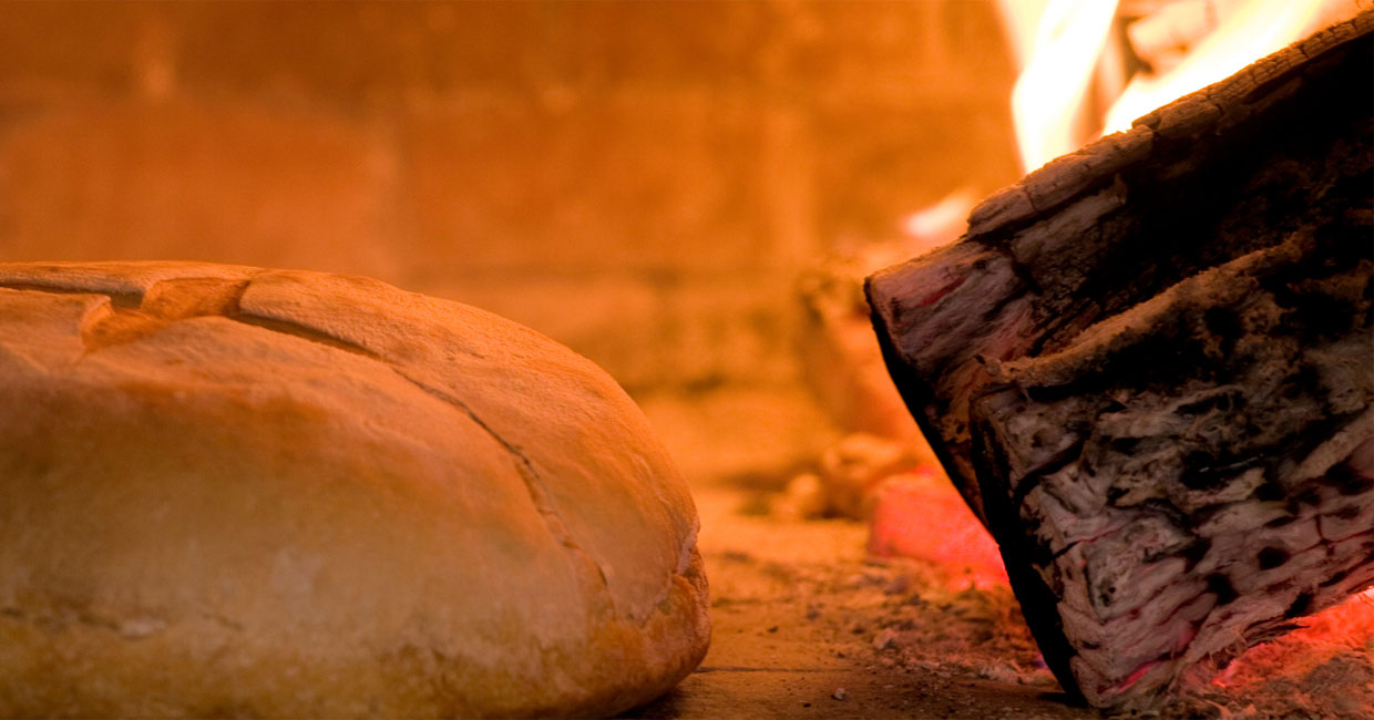 Kneading bread in Sifnos