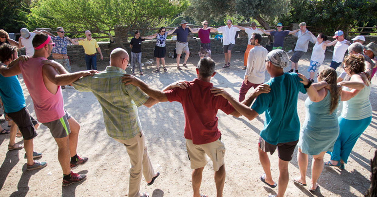 Learning greek traditional dances