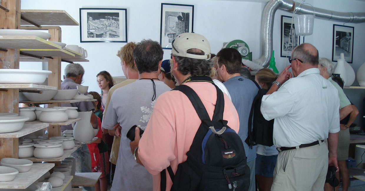 Pottery making demonstration in Sifnos