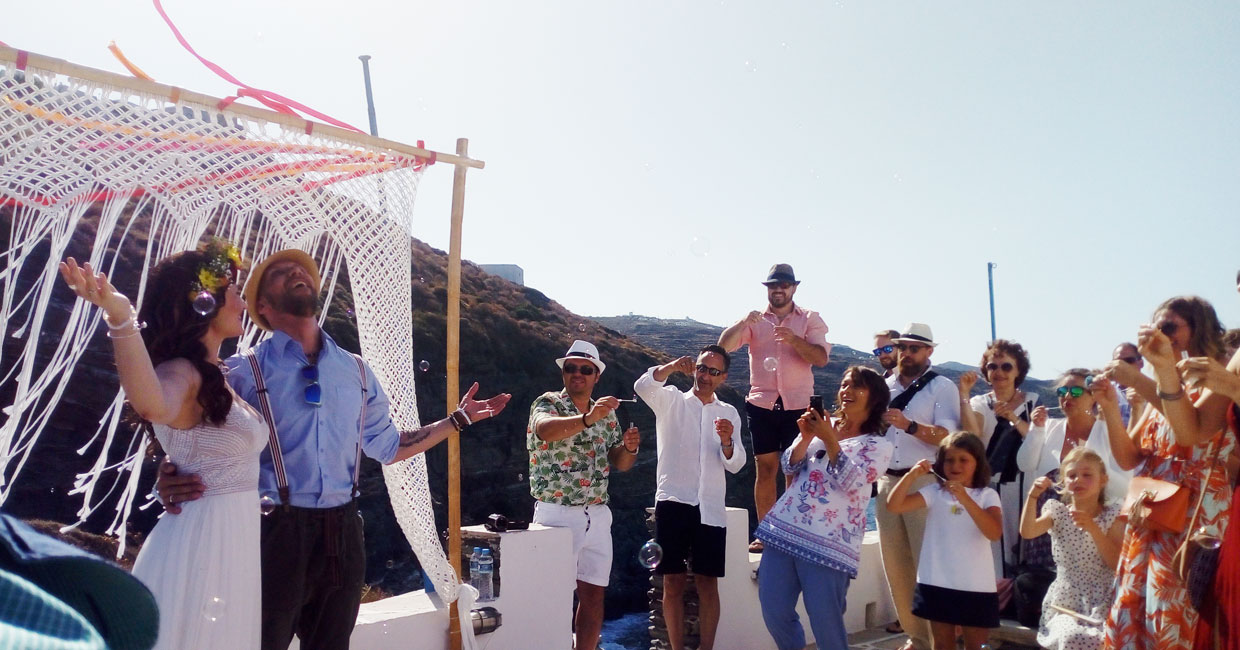 Jewish wedding at Sifnos